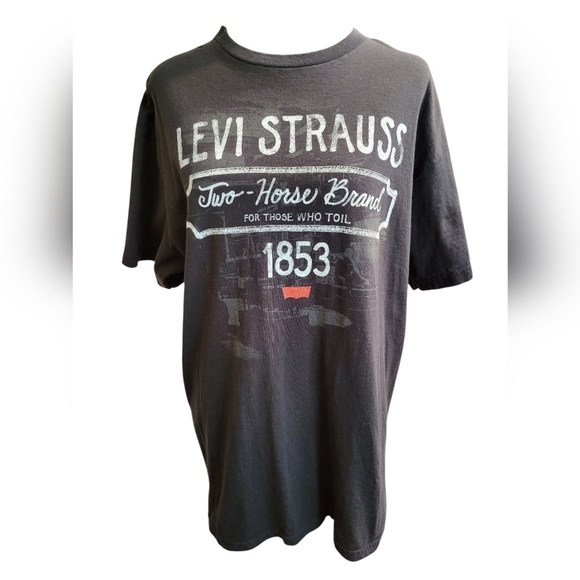 Levi's Strauss Large Vintage Graphic Large Two Horse Brand For Those Who Toil - Picture 4 of 10